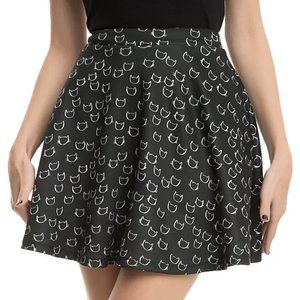 ☆ LIKE NEW ☆ Cat Print Skirt with Pockets!